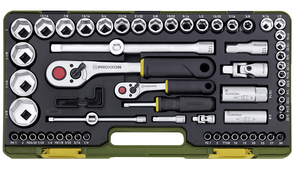 Proxxon ROTARY-cliquet//pistolet 1//4/"//3//8/"//1//2/"